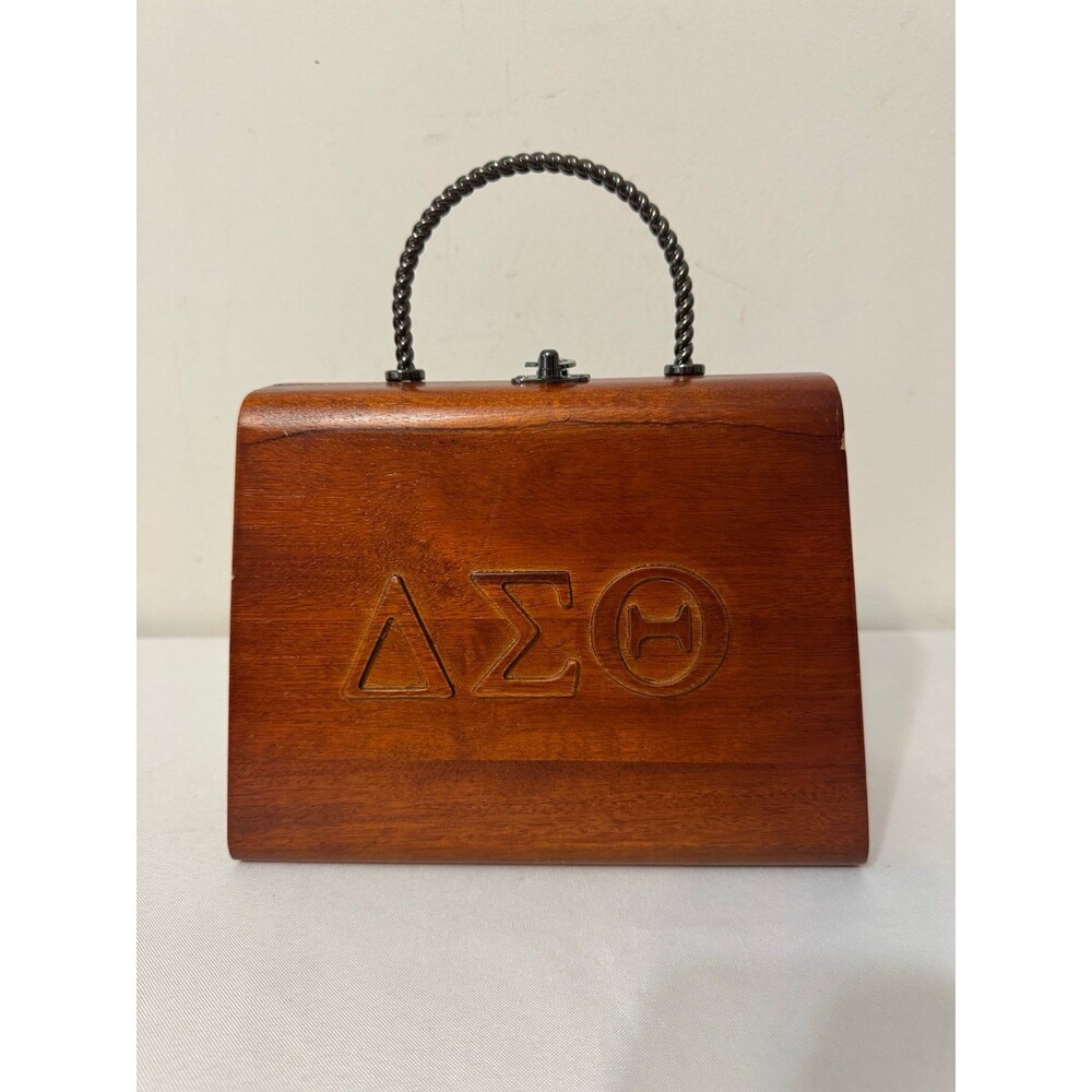 DELTA SIGMA THETA Sorority custom made wooden purse